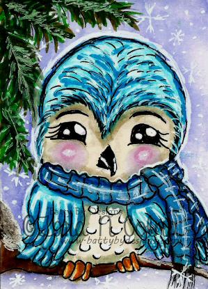 Winter Owl by Tara N Colna
